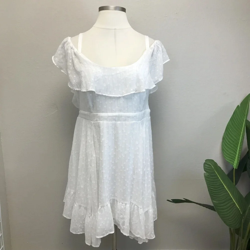 Torrid Clip Dot Chiffon Skater Dress - New! - Size 26 (4)
